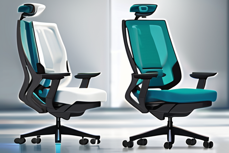 "Chair Revolutionizes Office Ergonomics with Motorized Spine Support"