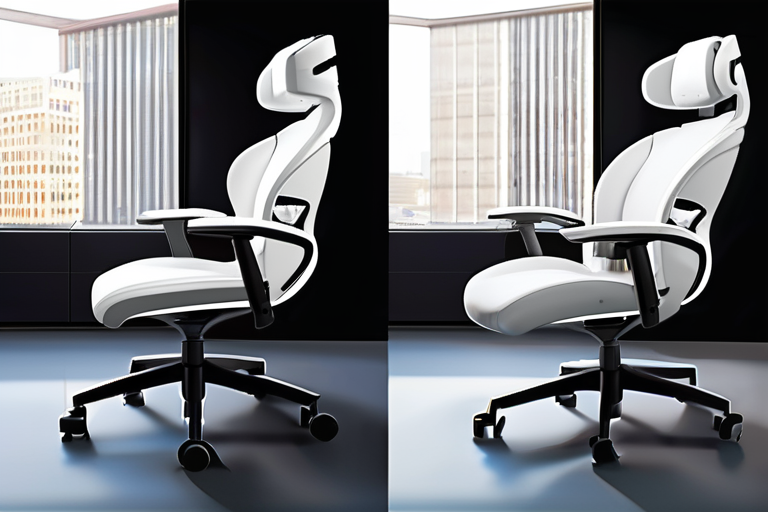 "Chair Revolutionizes Back Support with Motorized Magic"