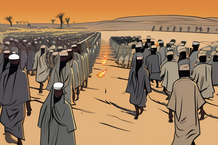 Thousands Flee El Fasher as Sudan Conflict Escalates, Straining Local Resources