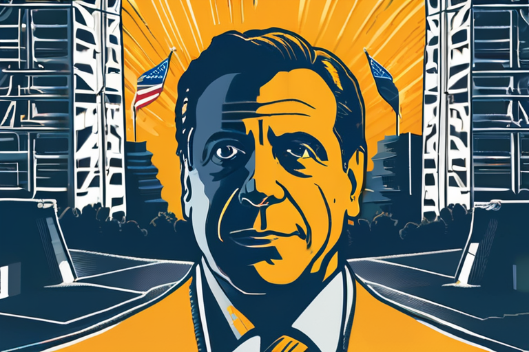 Cuomo's Campaign Takes Aim at Rival's Unconventional Background