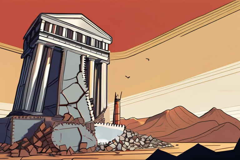 "Worker Trapped as Ancient Rome Tower Crumbles"