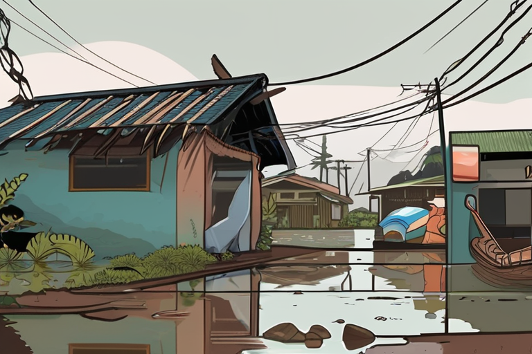 Typhoon Kalmaegi Wreaks Havoc in Central Philippines, Leaving Two Dead and Thousands Displaced