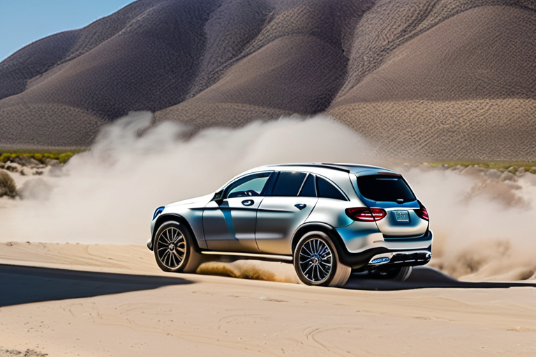 Mercedes-Benz Tests Off-Road Limits of Electric GLC in the Mojave Desert