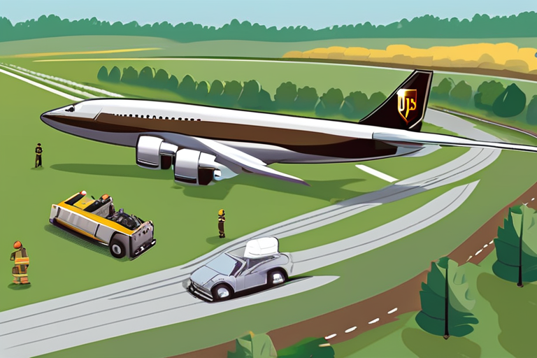 UPS Cargo Plane Crashes in Kentucky, Leaving 7 Dead and 11 Injured