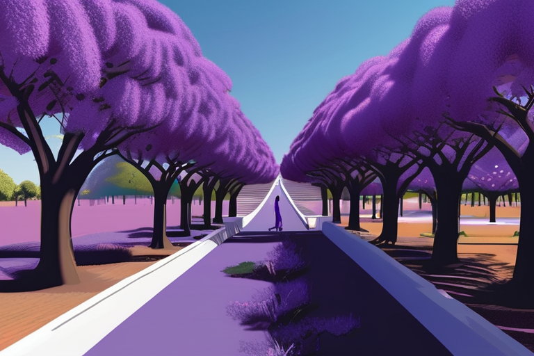 Johannesburg Transformed: 50,000 Jacaranda Trees Unleash Vibrant Purple Bloom