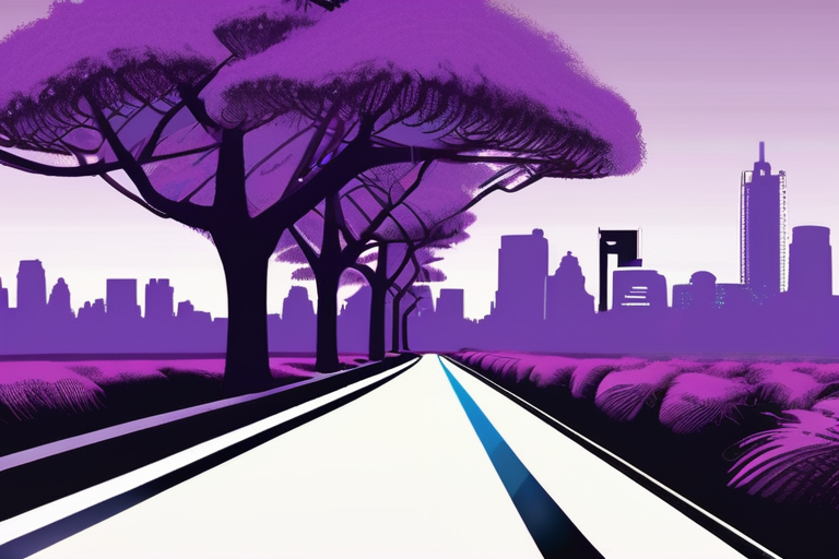 Jacaranda Trees Paint Johannesburg in Vibrant Purple