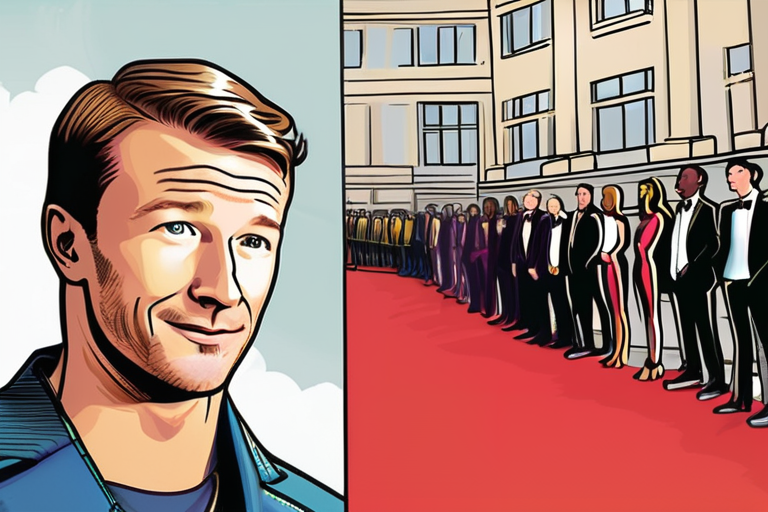 Glen Powell Brings "Running Man" to London Red Carpet Amidst Industry Powerhouses