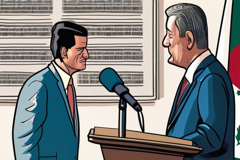 Man Interrupts Mexican President's Street Speech with Inappropriate Touch