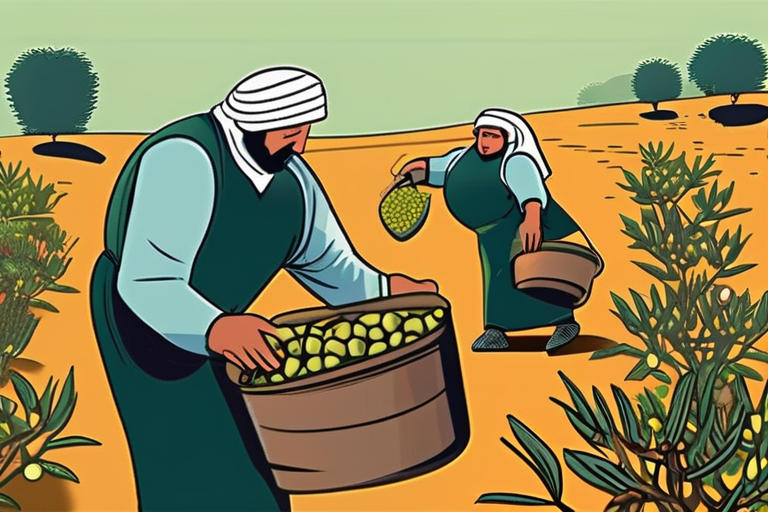 Palestinians Harvest Olives Amid Tradition and Turmoil