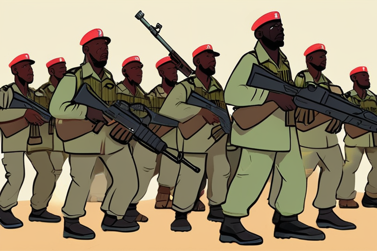 "Sudanese Militia Group Halts Violence Under Humanitarian Ceasefire"