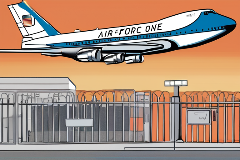 Package Containing White Powder Triggers Emergency Response at Air Force One Base