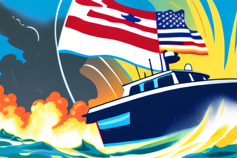 US conducts ‘kinetic strike’ against drug boat from Venezuela, killing 11, Trump warns
