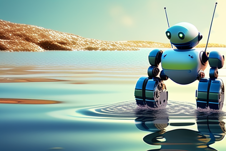 A robot walks on water thanks to evolution’s solution