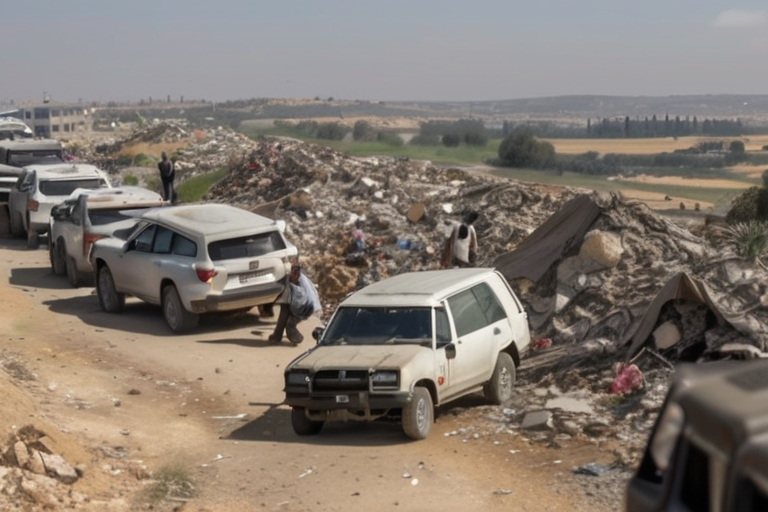 First Footage from Gaza: Journalists Enter War-Torn Region Amid Global Market Turmoil