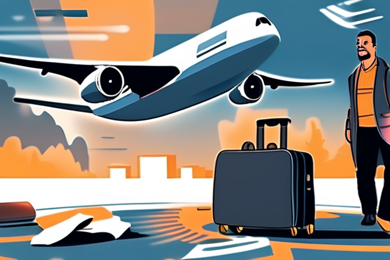 This man tracked his stolen luggage with an AirTag - and found himself in a bizarre scene