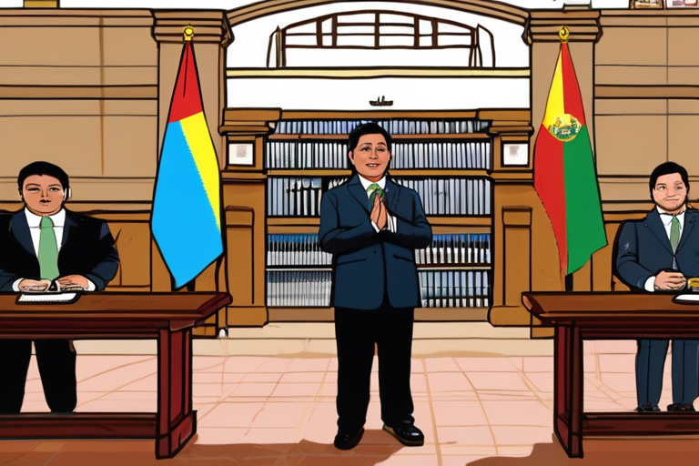 Bolivia Swears in New Conservative Leader, Ending MAS Era