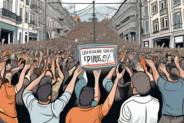 Lisbon Erupts as Tens of Thousands Protest Labour Laws Allowing Easier Firings