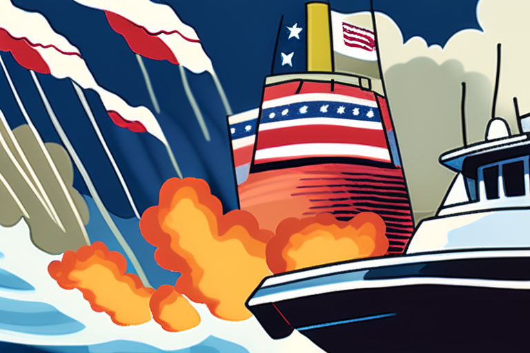 Trump Boasts of Strike on “Drug-Carrying Boat” from Venezuela
