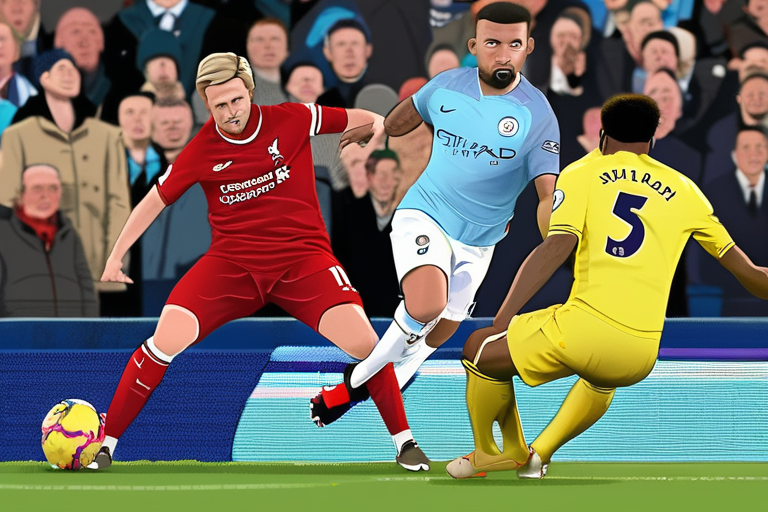 Manchester City Hammer Liverpool 3-0, Closing Gap on Arsenal to Four Points