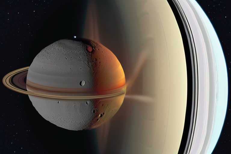 Saturn's Icy Moon Enceladus Heats Up, Offering Life-Giving Conditions