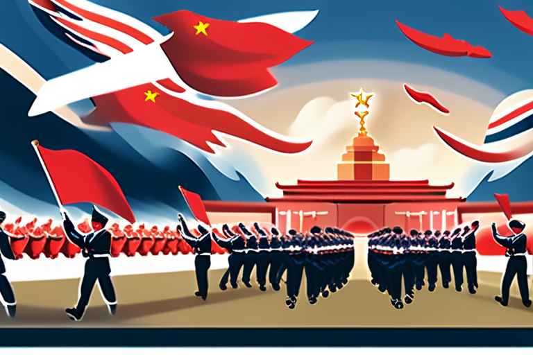China Showcases Military Might in Beijing Parade Marking WWII Victory Anniversary