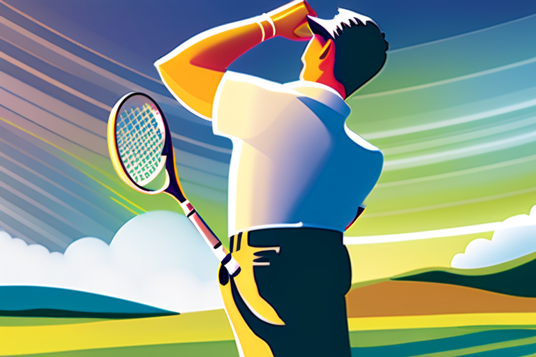 Alcaraz Dazzles at U.S. Open: Tennis Star Trades Rackets for Golf Clubs