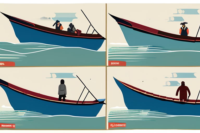 Refugee Boat Sinks in Southeast Asia: 21 Lives Lost, Search for Survivors Continues