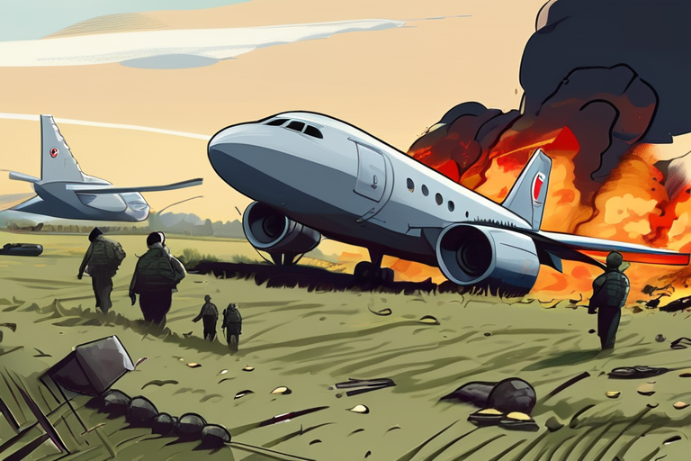 "Turkish Military Plane Crashes in Georgia, 20 Troops Killed"