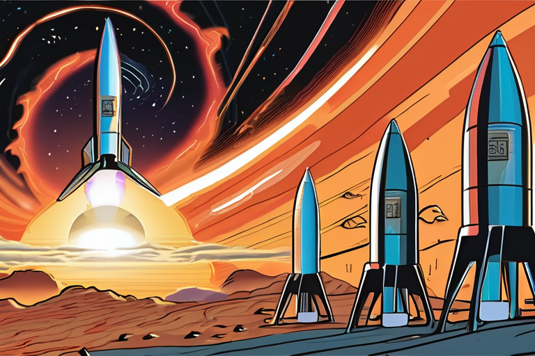 Solar Storm Forces New Glenn Rocket Delay, Mars Mission on Hold