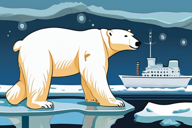 Polar Bears Emerge as Arctic Icebreaker Ship Navigates Treacherous Northwest Passage