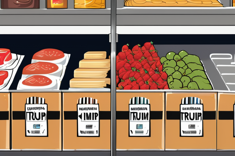 Trump Administration Relaxes Tariffs on Dozens of Food Products Amid Rising Price Concerns
