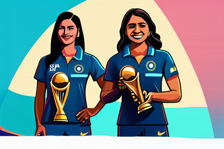 Indian Cricket Stars Jemimah Rodrigues and Shafali Verma Celebrate World Cup Win on Prime Video