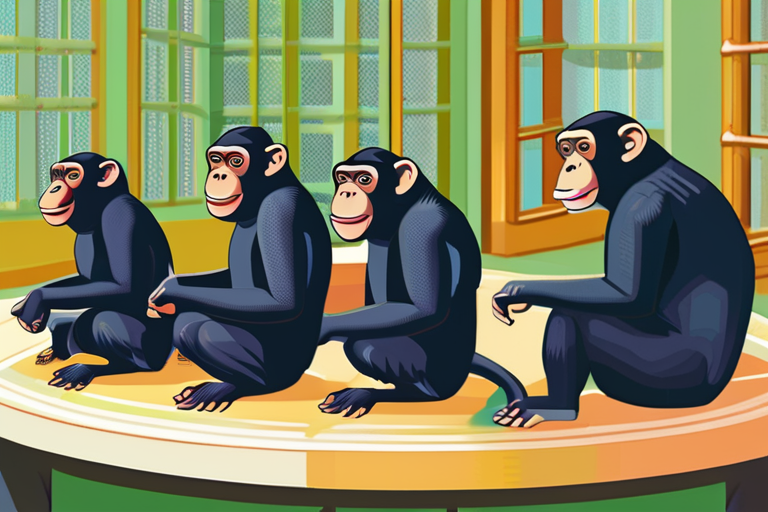 Chimpanzees Reassess Beliefs with New Evidence