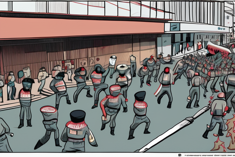 "Mexico City Erupts in Chaos as Protesters Clash with Government"