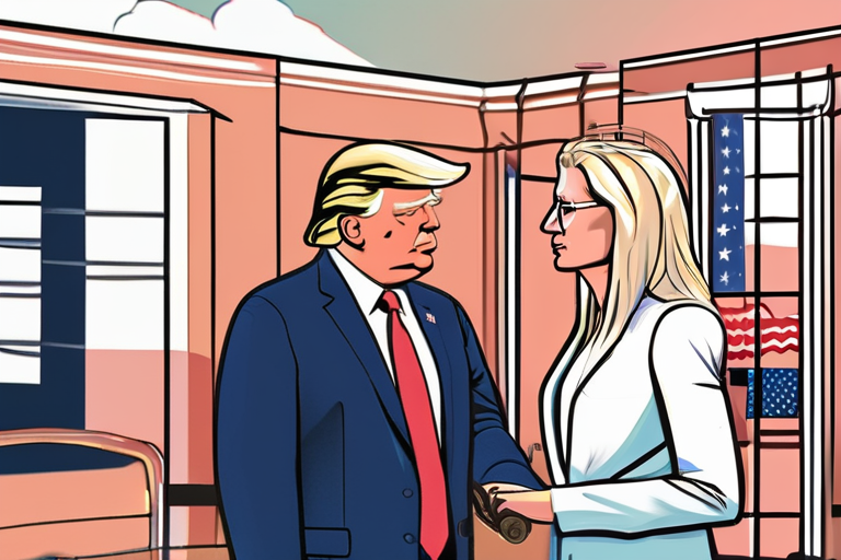 Marjorie Taylor Greene Breaks with Trump Over "America First" Agenda