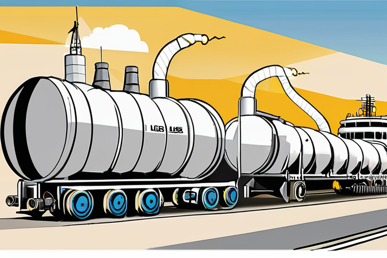 "Greece Serves as Gateway for US LNG to Ukraine"