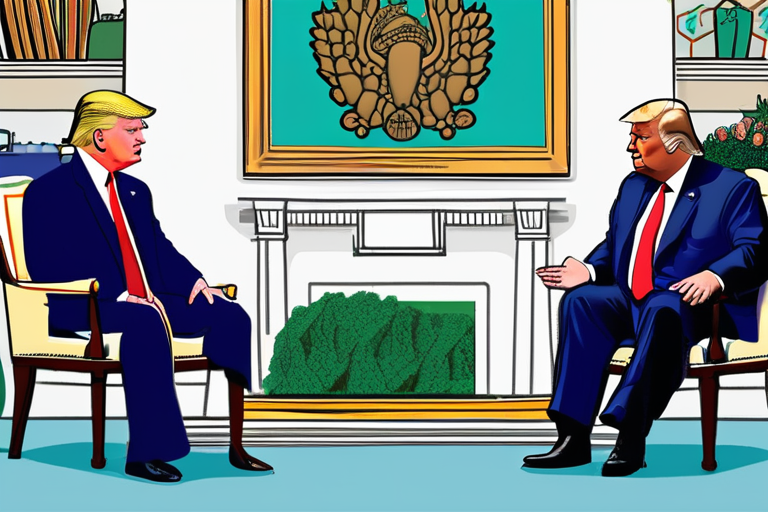 Saudi Crown Prince Meets Trump in White House, Discusses US-Saudi Cooperation