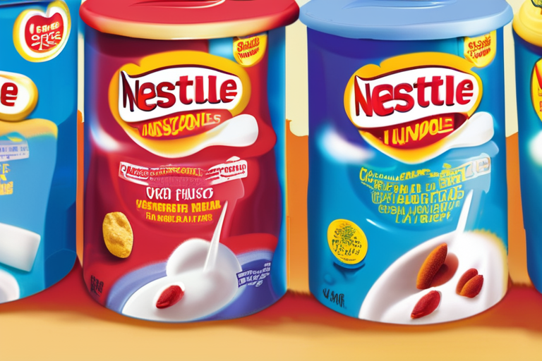Nestlé accused of ’risking health of babies for profit’ over added sugar in cereals sold in African countries