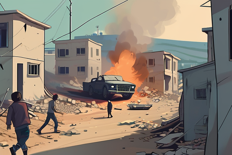 "Israeli Strike Devastates Palestinian Refugee Camp in Lebanon, Killing 13"