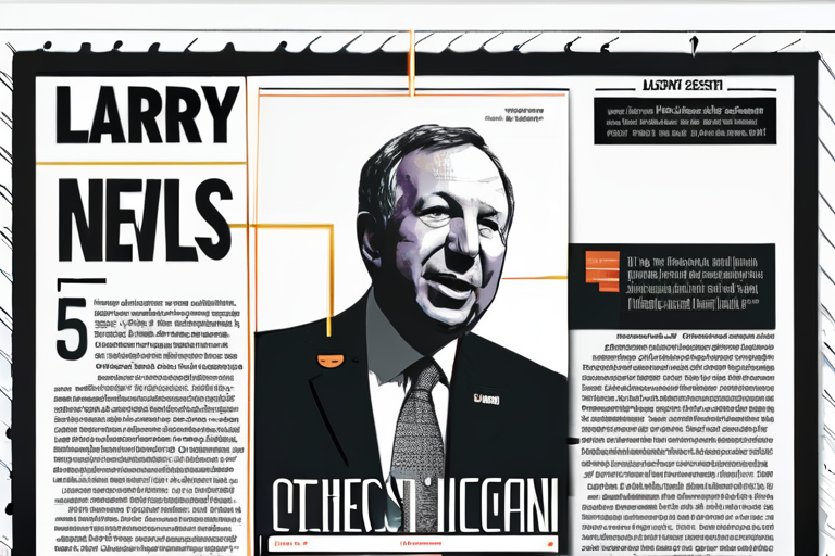 "Larry Summers Steps Down Amid Epstein Email Scandal"