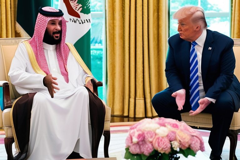 Saudi Crown Prince Meets Trump at White House Amid Global Scrutiny
