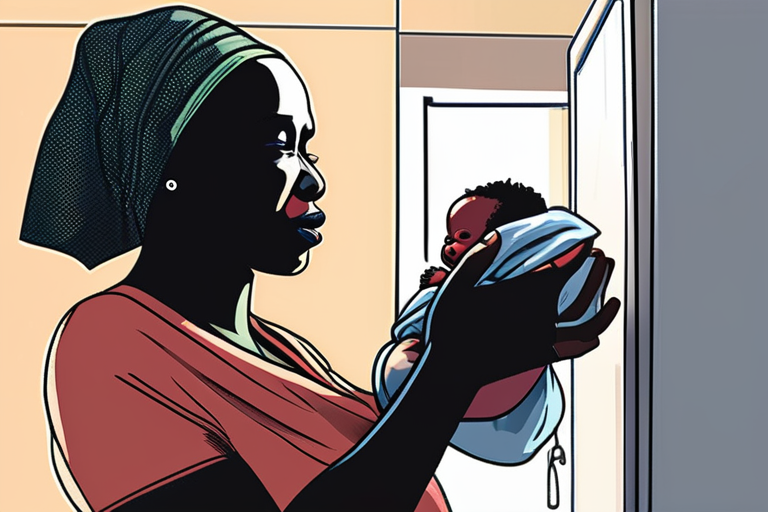 Desperate Delivery: Gambian Woman Gives Birth in Crisis Without Medical Aid