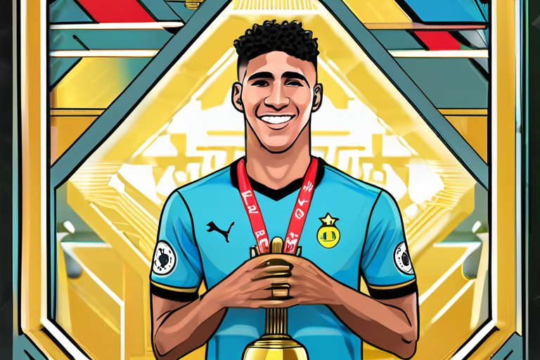 Achraf Hakimi Makes History as First Defender to Win African Footballer of the Year in 52 Years