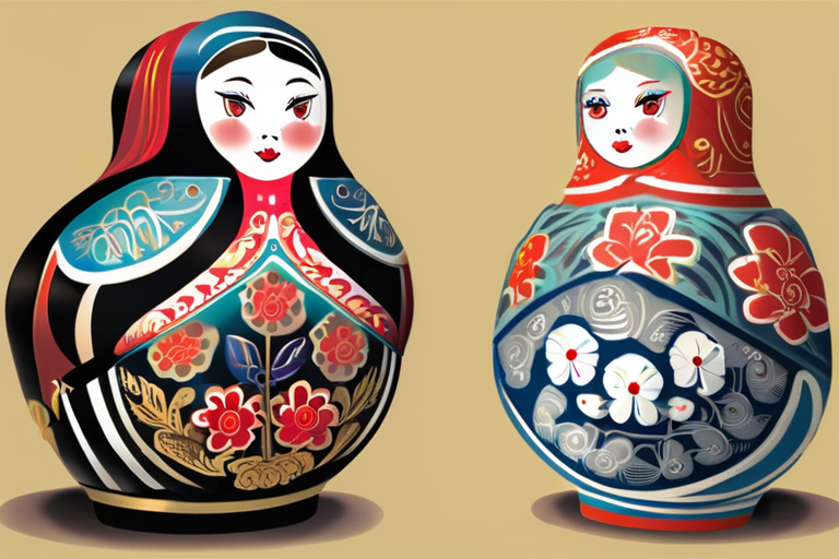 China's Hidden Matryoshka Masters: Artisans in Yimianpo Carve Traditional Russian Dolls