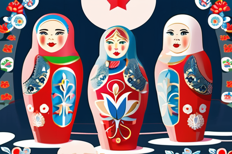 China's Hidden Treasure: Artisans Carve Thousands of Russian Nesting Dolls