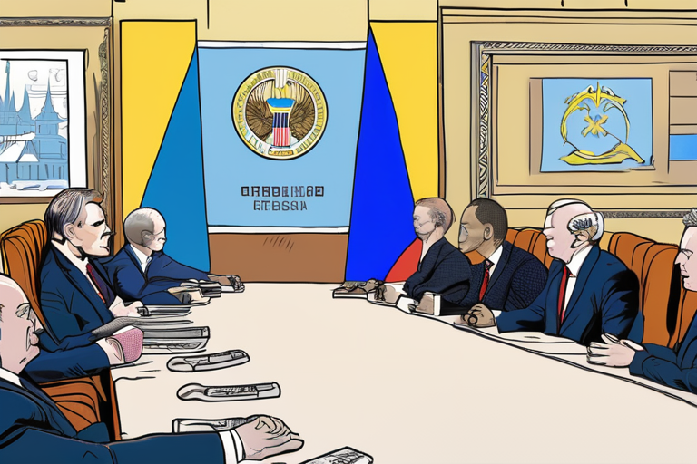 US Officials Arrive in Kyiv for Crucial Talks on Ending Ukraine-Russia Conflict