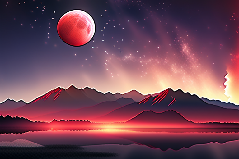 Global Stargazers Unite: Rare 'Blood Moon' Total Lunar Eclipse to Illuminate Skies This Weekend