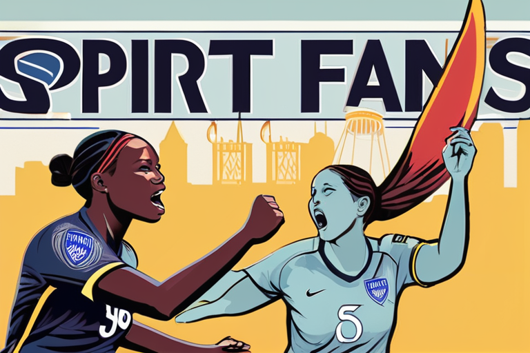 Spirit Fans Strike a Chord, Leading Washington to NWSL Finals