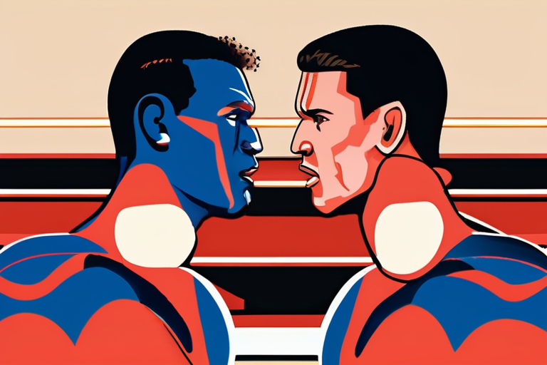 Joshua Towers Over Paul in Face-Off Ahead of Highly Anticipated Boxing Match