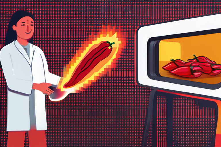 Artificial Tongue Tames the Blaze: AI-Powered Sensor Rates Chilli Heat with Precision